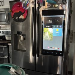 For Parts:Samsung Refrigerator Smart Panel And Various Parts 