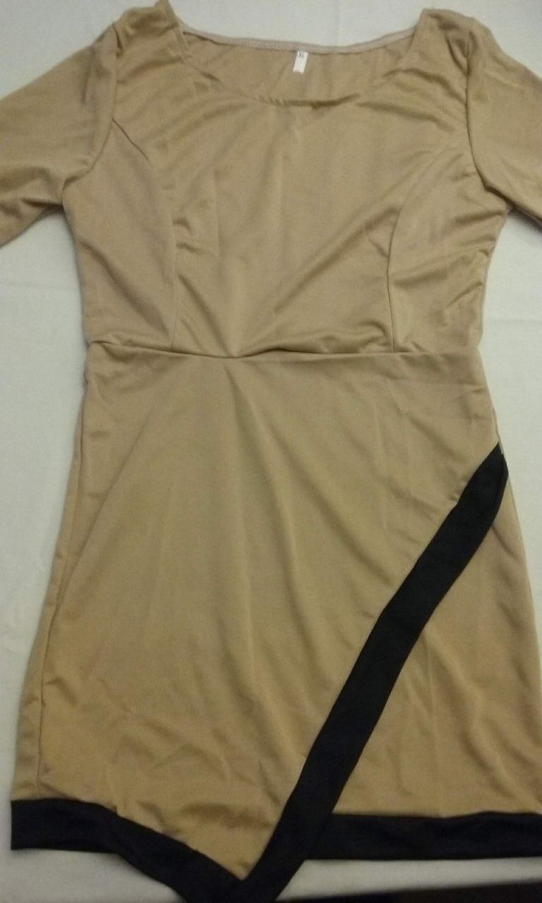 Tan/Black Dress for Child, NEW
-Last ONE
