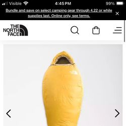 North Face Trail Lite Down Sleeping Bag