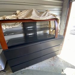 Dresser And glass Tv Stand $65 Each 