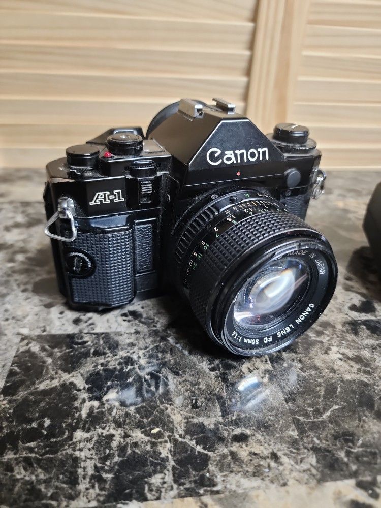 1980s CANON A-1 Film Camera