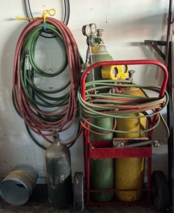 Complete Oxy-Acetylene Torch Kit with Tanks, Gauges & Cart (Cash only, Pick up only)