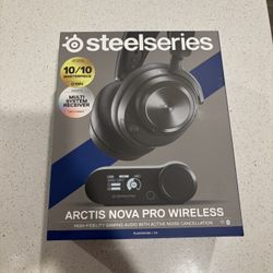 SteelSeries - Arctis Nova Pro Wireless Multi Gaming Headset for PC, PS5, PS4, Switch, Xbox X- Black