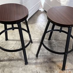 Set of 2 Bar Stools 