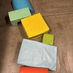 Soft play climbing blocks