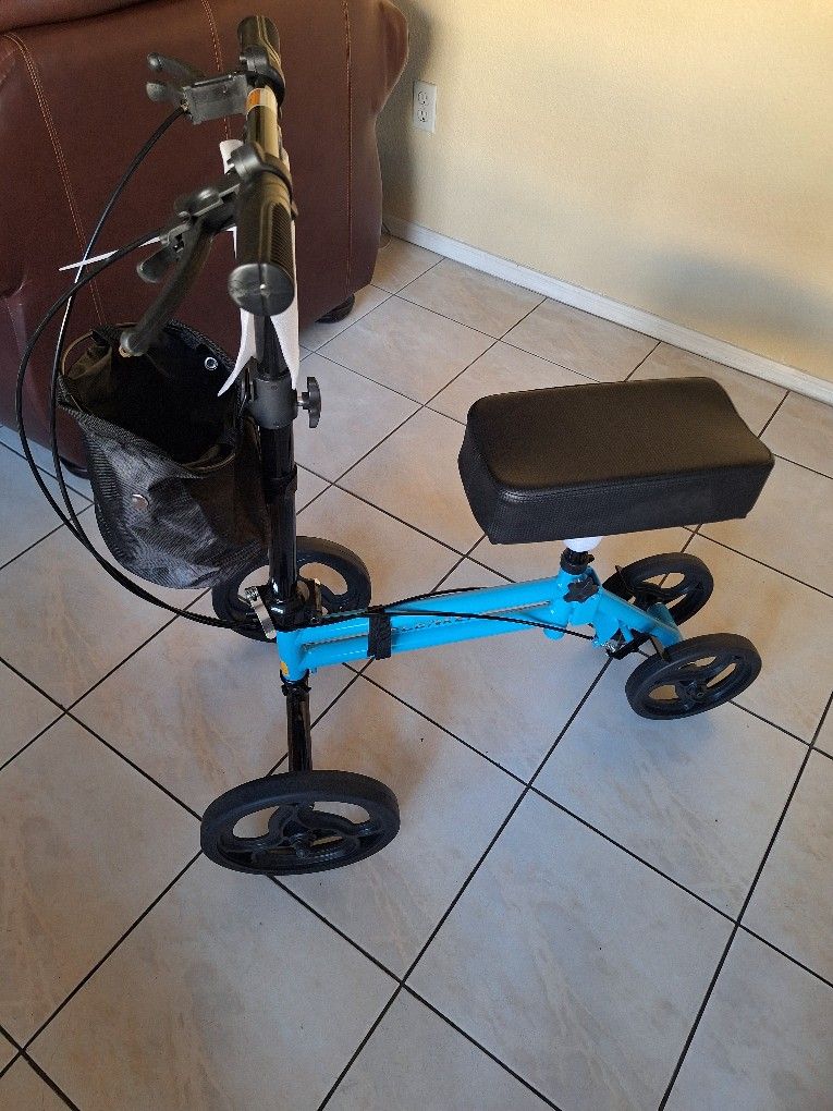 Knee Scooter Brand New With Large Front Wheels