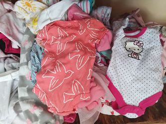 Lot of baby girl clothes