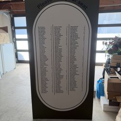 Wedding Signage Display