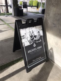 Sandwich board signs. Folding sign 36 x 24