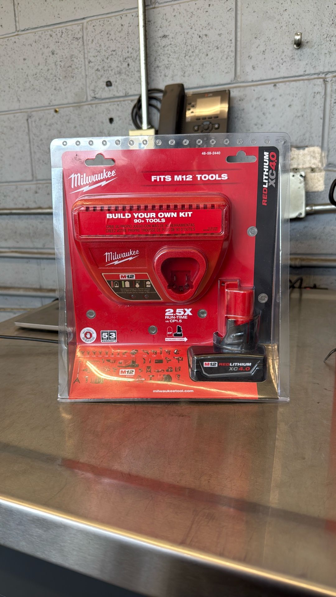 M12 12-Volt Lithium-Ion XC Battery Pack 4.0