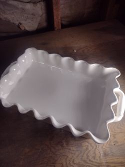 Pamela scurry White casserole Large dish