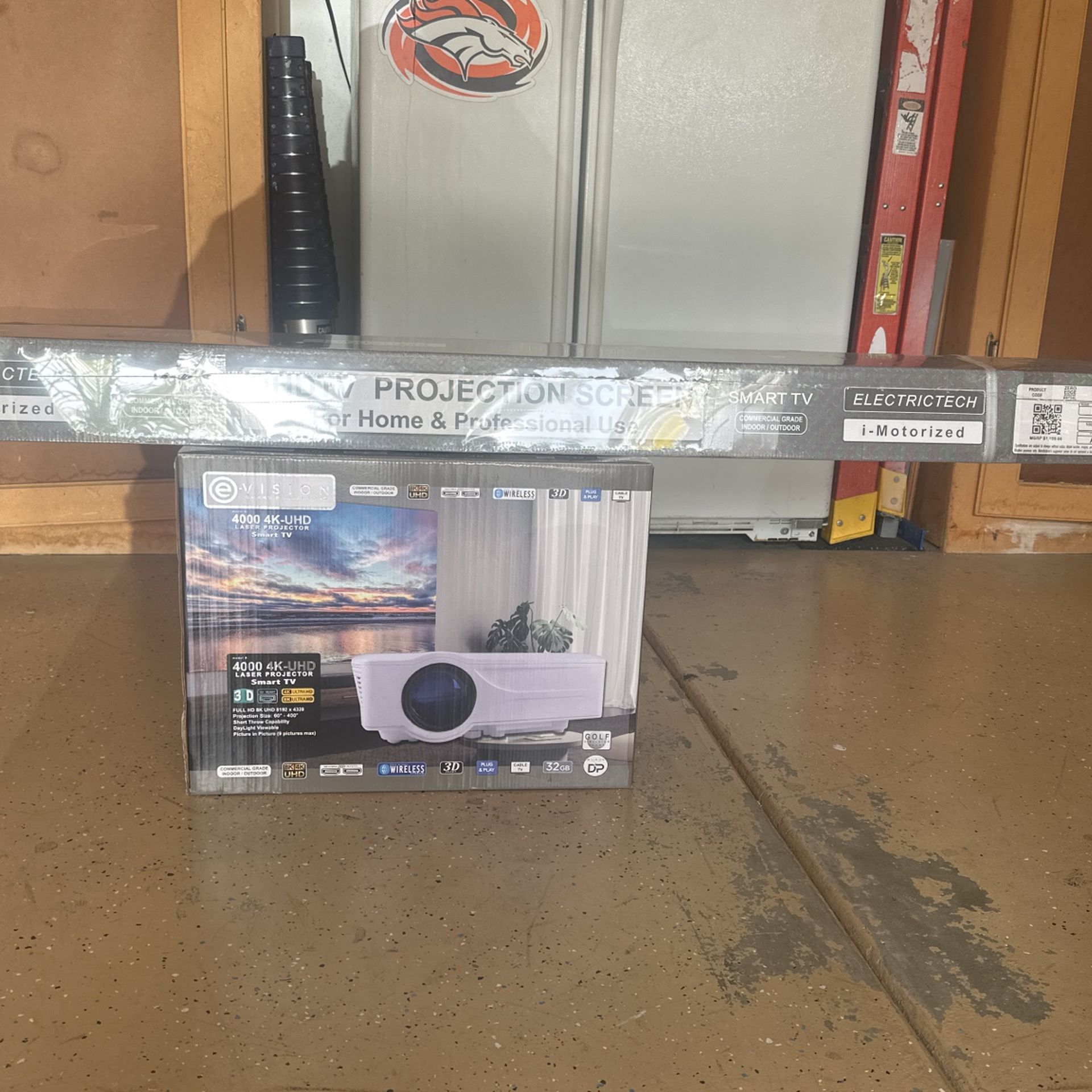 4000 4k-uhd Laser Projector Smart Tv And Projector Screen