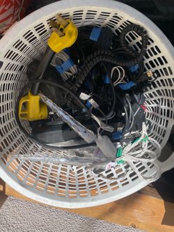 Charger and cable basket