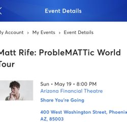 Matt Rife Tickets (4 Tickets)
