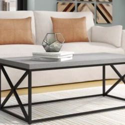 Black Metal Coffee Table