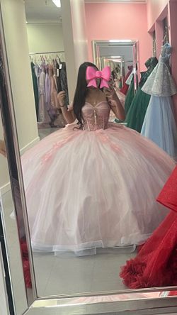 Pink quinceañera dress