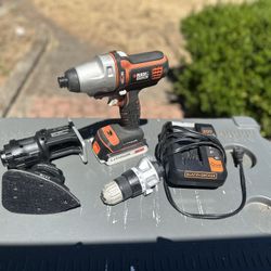 Black & Decker Matrix - Drill + Attachments
