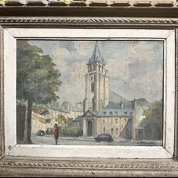 2 Original A. FRANCHETT Oil Paintings 