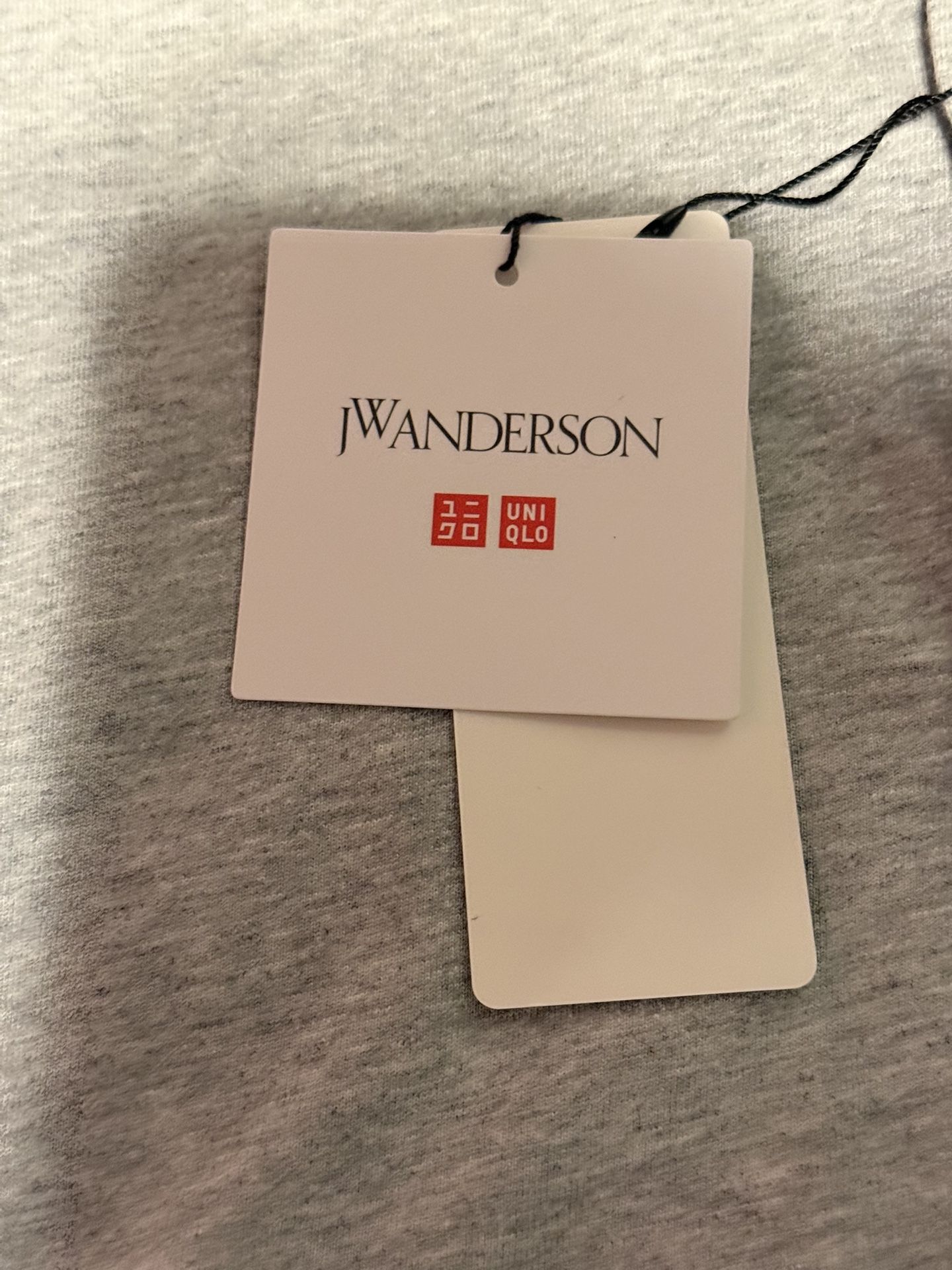 JW Anderson Uniqlo Button Down Jersey Long Sleeve Shirt/Color Block Gray/Size M