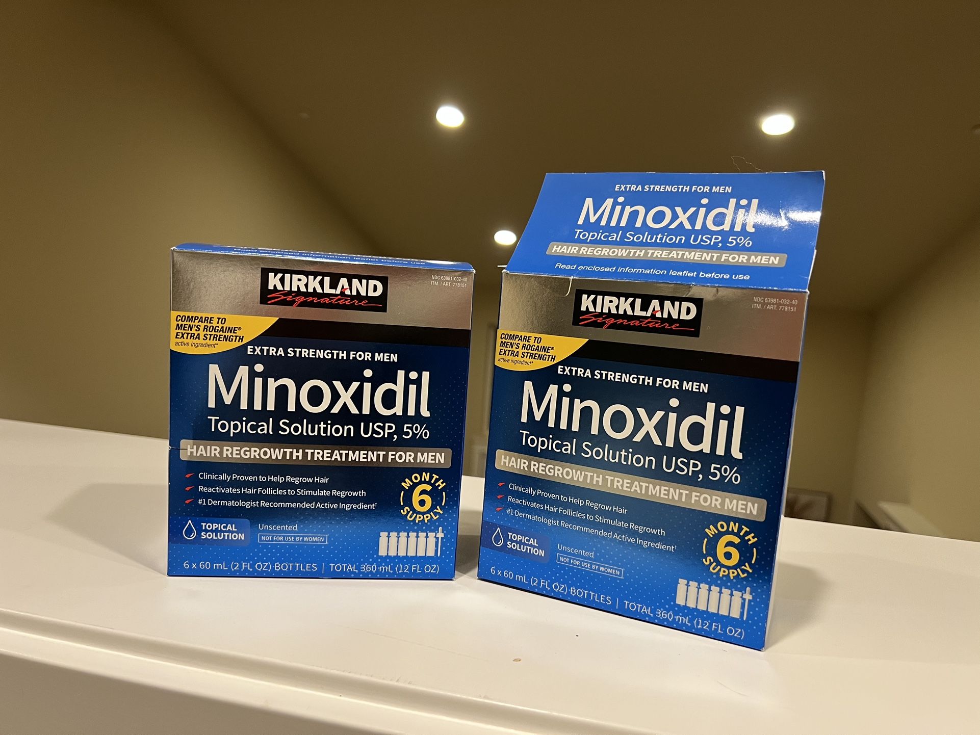 Kirkland Minoxidil 5% Hair Regrowth – 2 Boxes