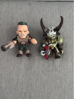Doom numskull marauder and soldier in excellent condition - No box