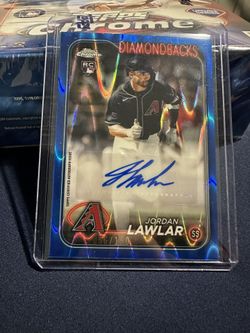 2024 Topps Chrome Jordan Lawlar Auto /150