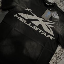 Hellstar Black And White Tee Shirt