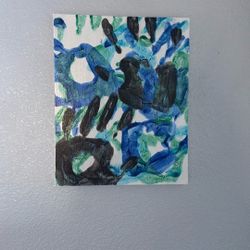 Hand Print Handmade Painting