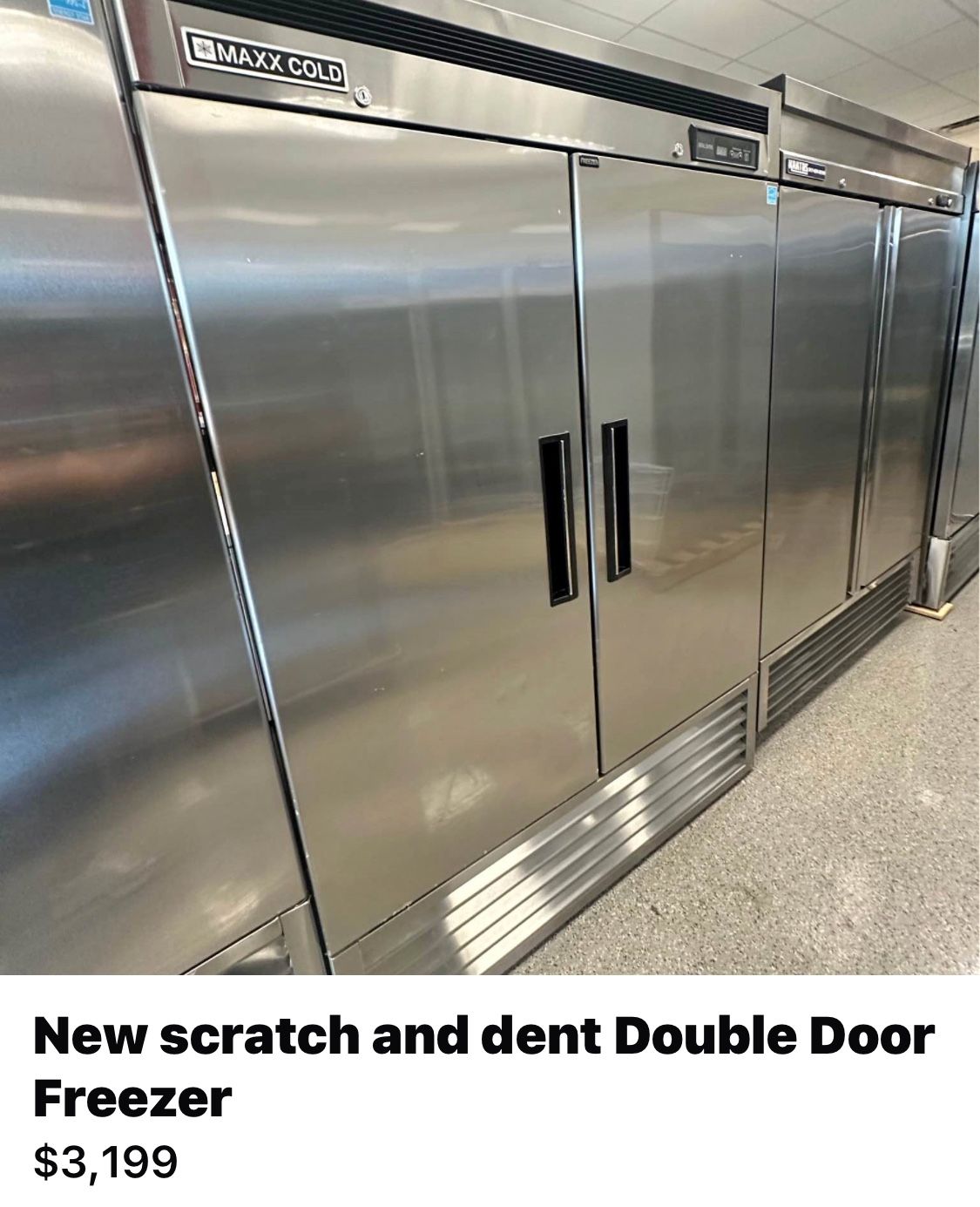 3 Door freezer 