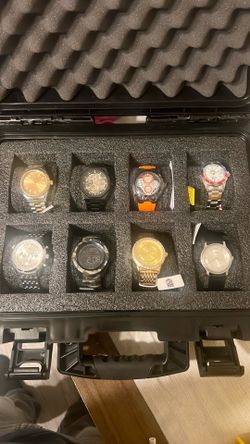 8 watches w case!