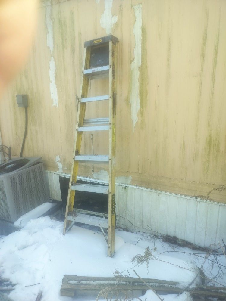 6 Ft Stanley Fiberglass Step Ladder