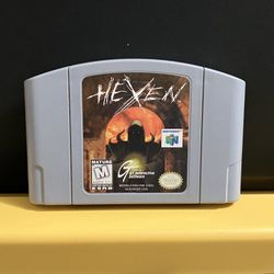 Hexen for Nintendo 64 video game system n64 console Authentic Hex En