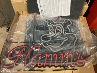 New inbox vintage retro Hamms beer  neon light