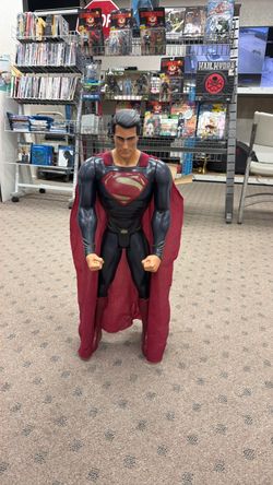 Large Superman Action Figure with Cape