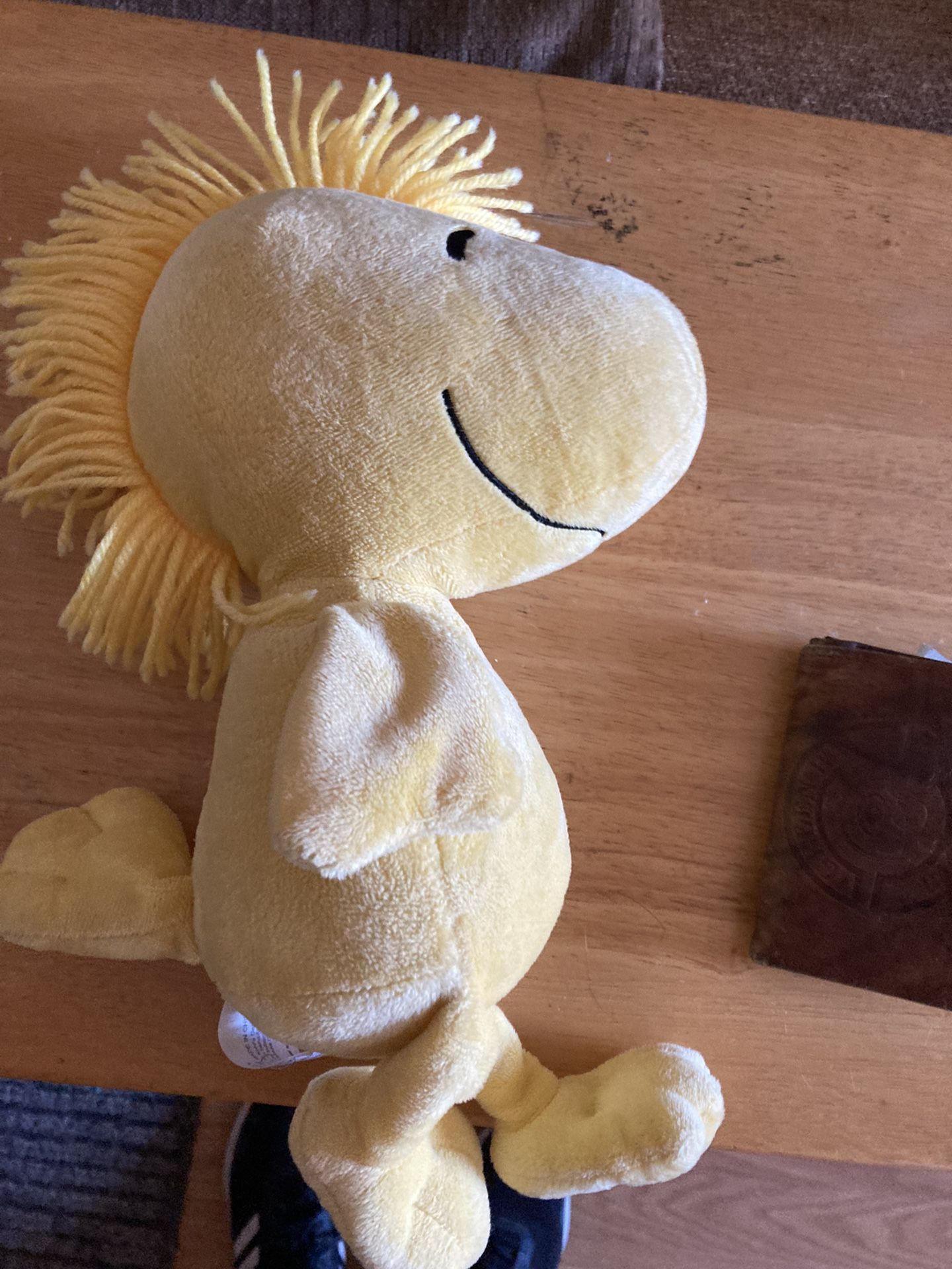 Kohls Cares Peanuts Gang Yellow Bird Woodstock 12" Plush Stuffed Animal Plush