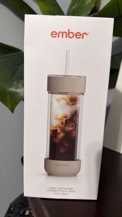 Ember glass tumbled
