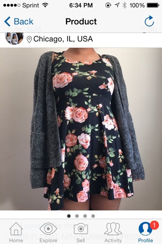 Floral dress xs-small