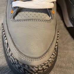 Size 10-Jordan 3 Cool Grey
