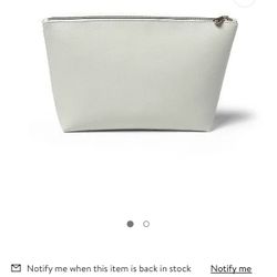 Sonia Kashuk Large Travel Pouch - Mint Faux Leather