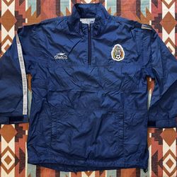 VTG Y2K Rare Atletica México Team Issue “Utileria” Windbreaker Jacket Youth XL