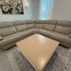 Leather Sectional Couch
