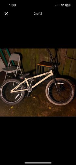 White redline Bmx bike