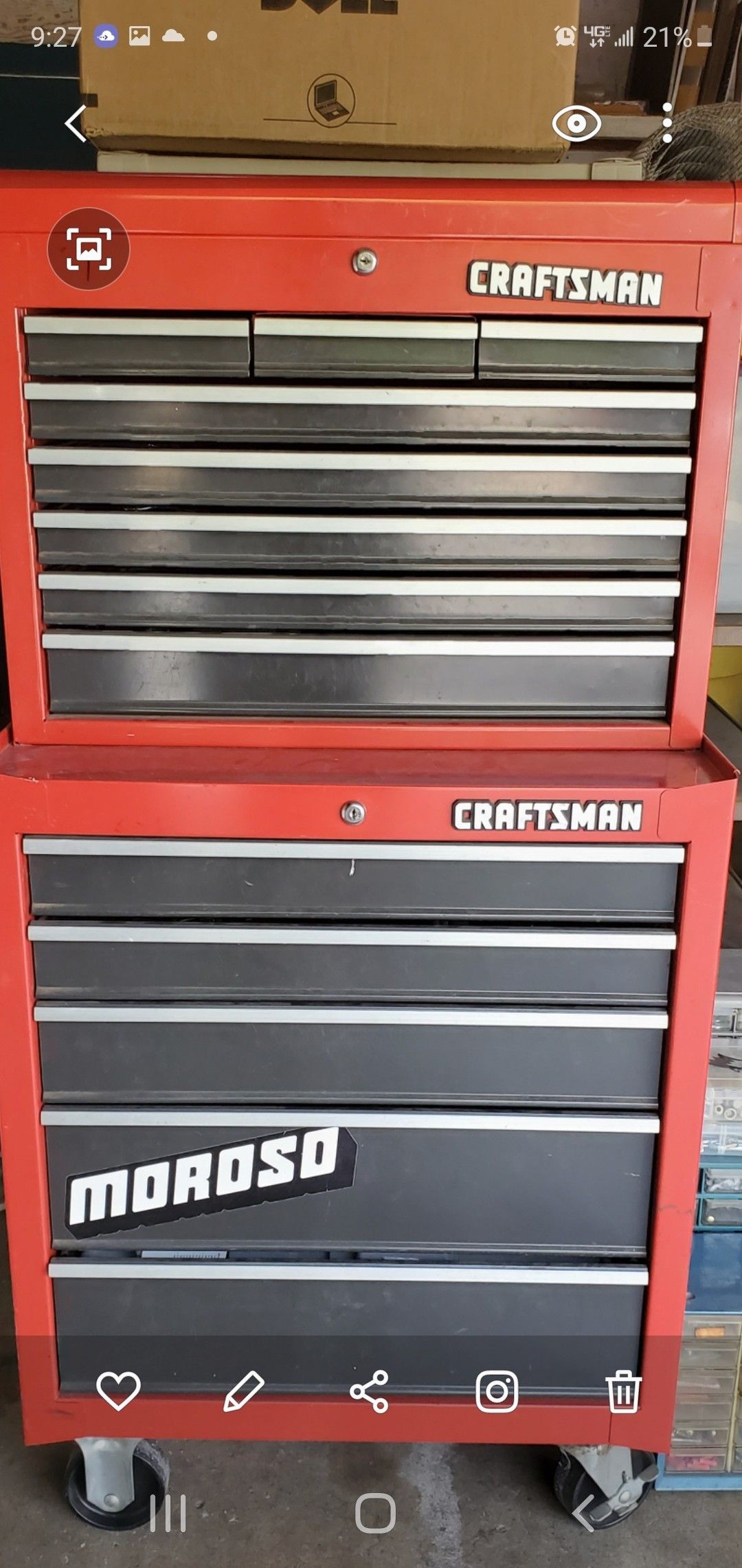 Craftsman tool box