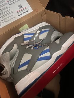 Composite Toe Reebok Low-Top Sneakers Gray Blue BRAND NEW NEVER WORN