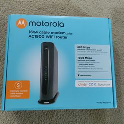 Motorola Wifi Modem And Router 