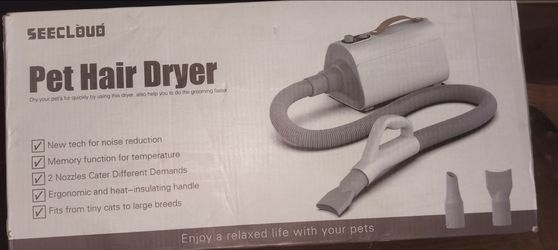 Pet hair dryer