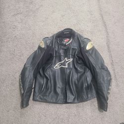Alpinestars Leather Racing Motorcycle Jacket