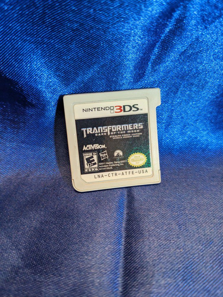 Transformers Dark Side Of The Moon Nintendo 3ds