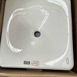 Kohler k-2827-0 Iron Tones® Metal Rectangular Drop-In Bathroom Sink.