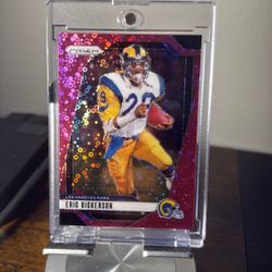 2024 Eric Dickerson Prizm Pink Disco Rams To / 25